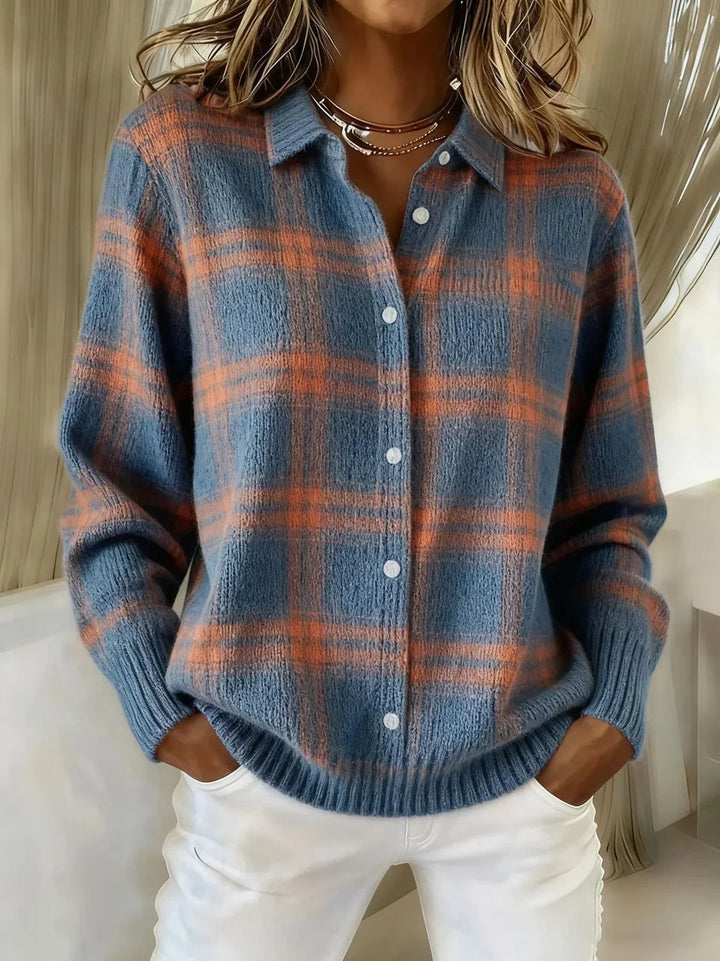 Camille - Plaid Cardigan