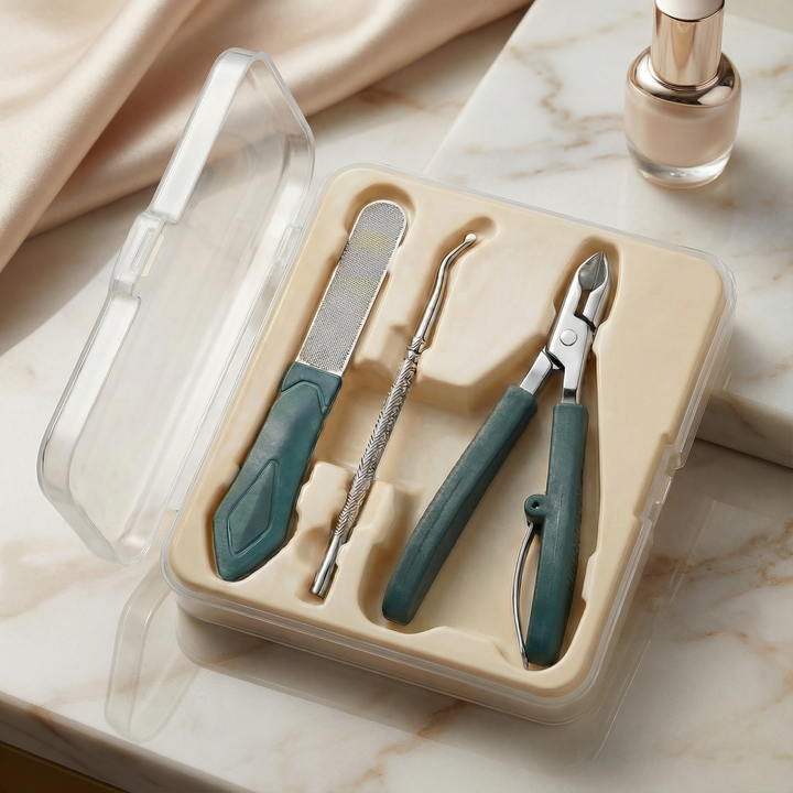 TrimEase - Angled Toenail Clippers for Thick Nails