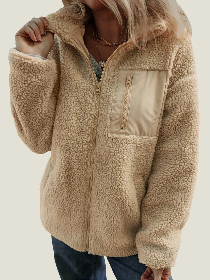 Aurelia |  Teddy Full Zipper Fleece Jacket