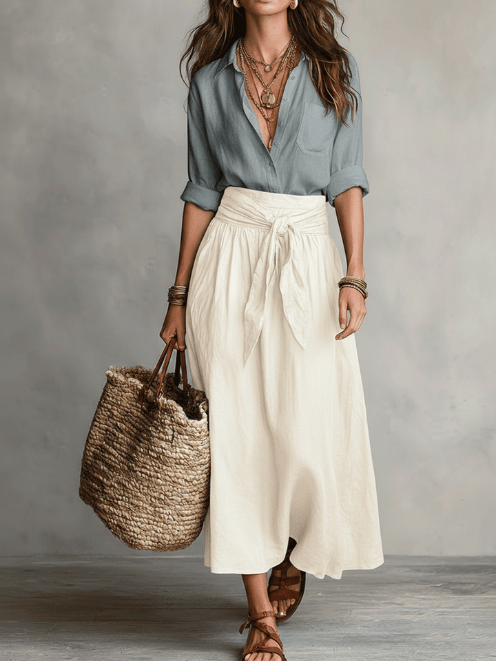Elara - Effortless Elegance Boho Skirt Set