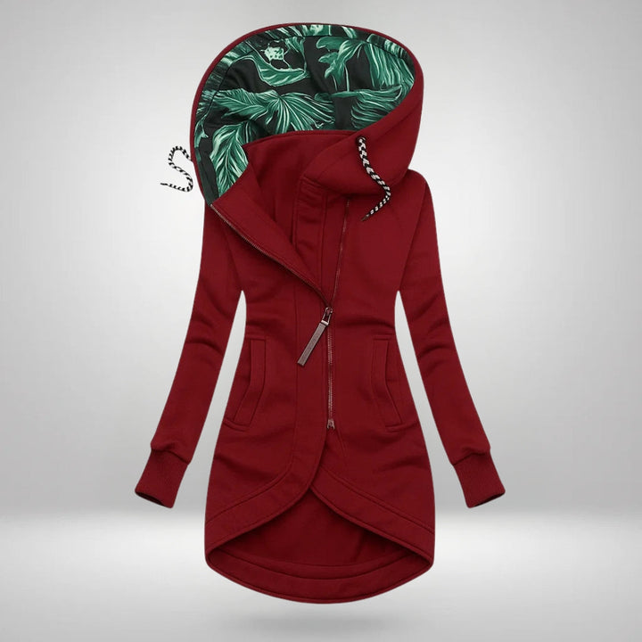 Evelyn | Hooded Quilted Autumn and Winter Coat