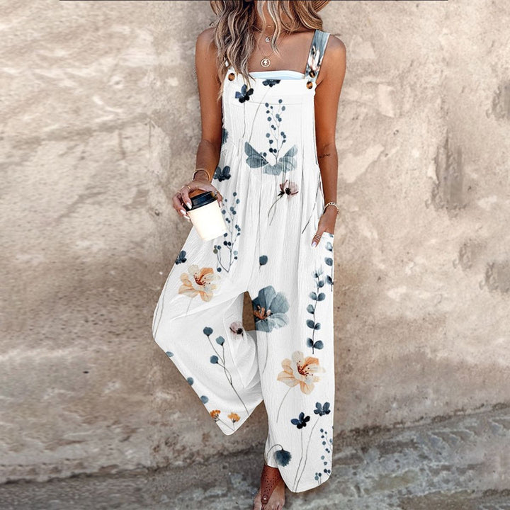 Fleur - Comfortable Printed Overalls
