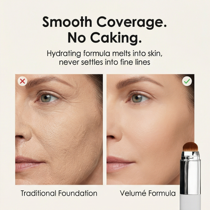 Velumé – Color-Changing Foundation Stick with Brush