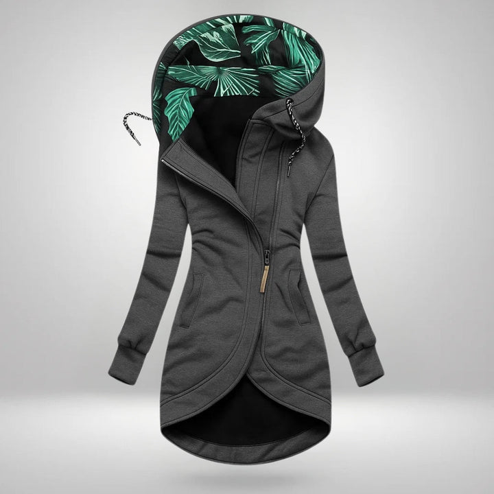 Evelyn | Hooded Quilted Autumn and Winter Coat