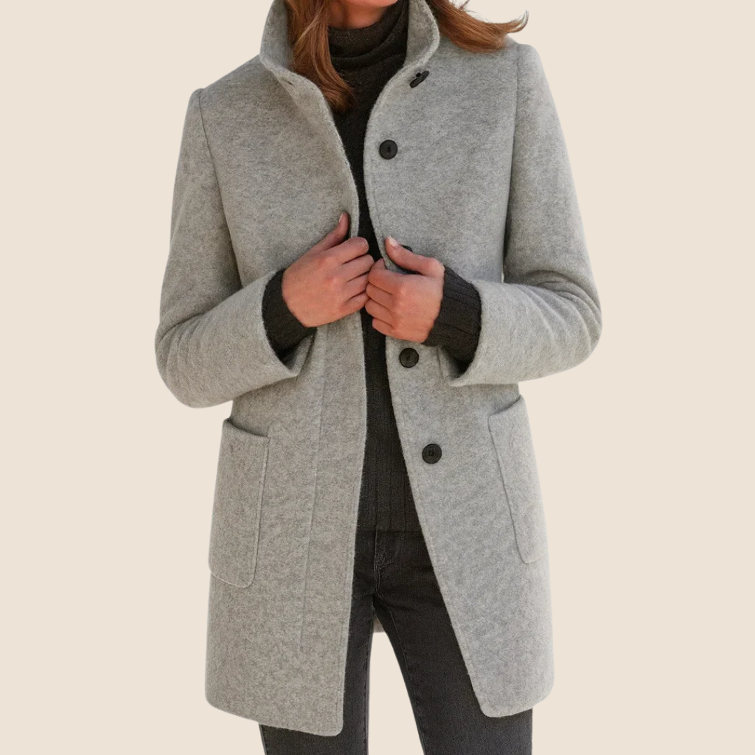 Beatrice | Classic Everyday Button Coat