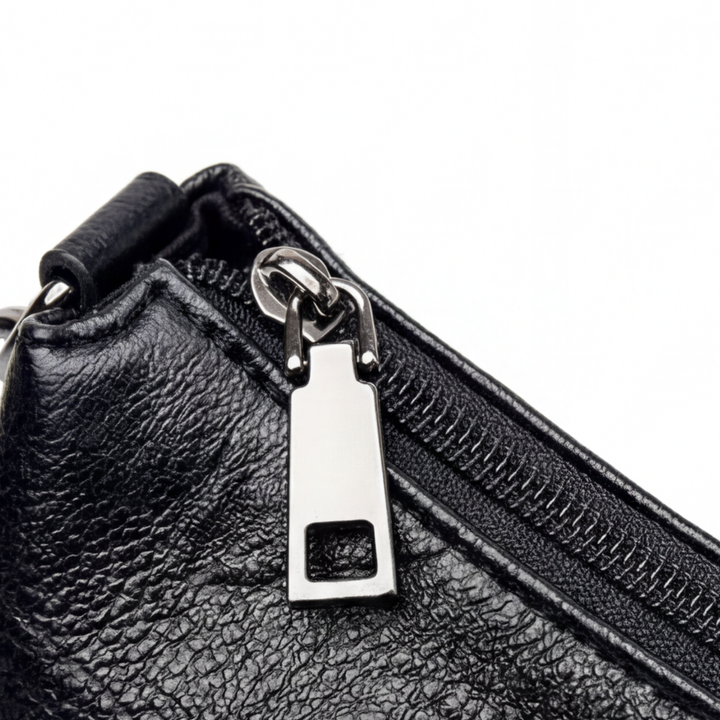 Carria - Soft Leather Crossbody With 3 Compartments