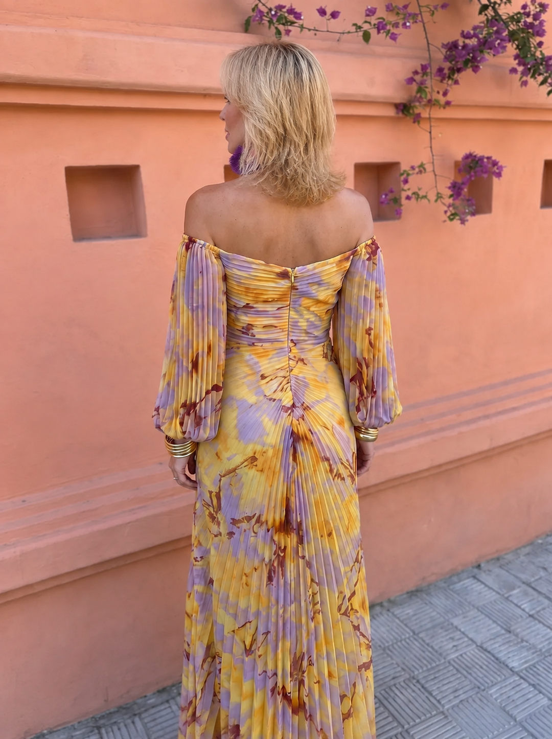 Rosalie – Elegant Floral Wedding Guest Maxi Dress