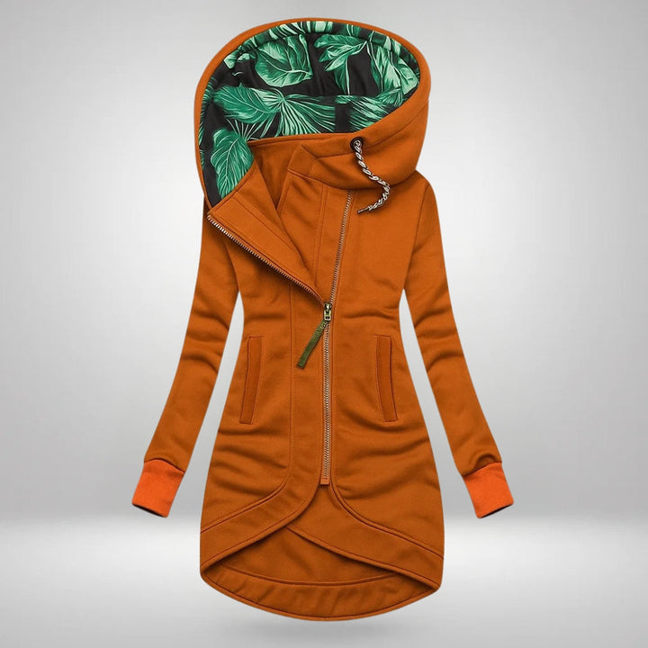 Evelyn | Hooded Quilted Autumn and Winter Coat
