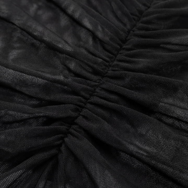 Velora – Sheer Mesh Bodysuit and Maxi Skirt Set