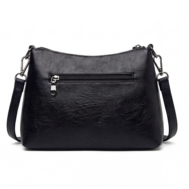Carria - Soft Leather Crossbody With 3 Compartments