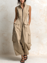 Ursula | Utility Cargo Jumpsuit