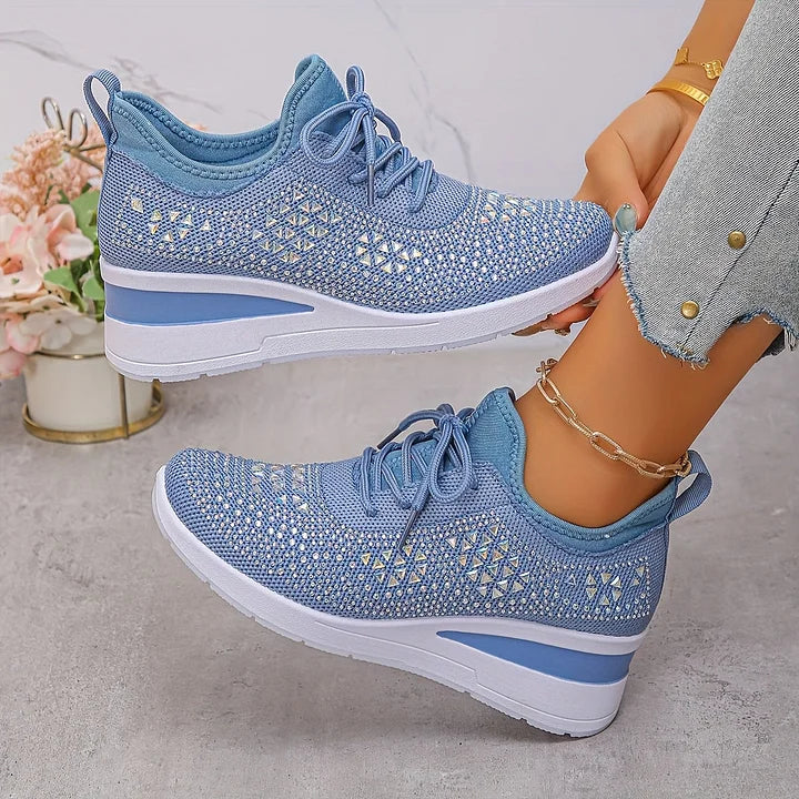 Assina | Comfortable sneakers with rhinestone details