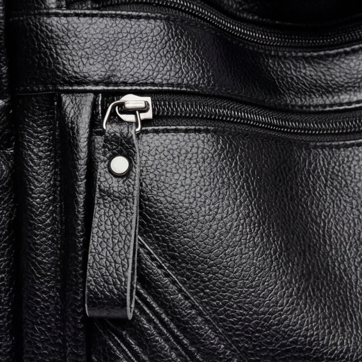 Carria - Soft Leather Multi Pocket Shoulder Bag