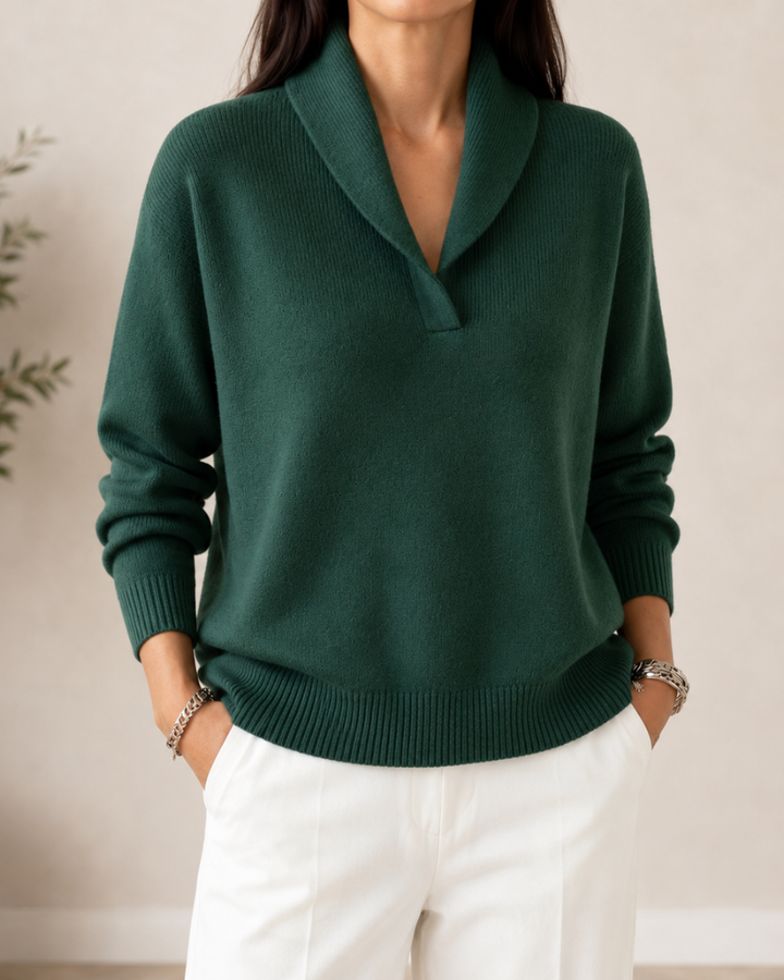 Jules - Soft V-Neck Jumper
