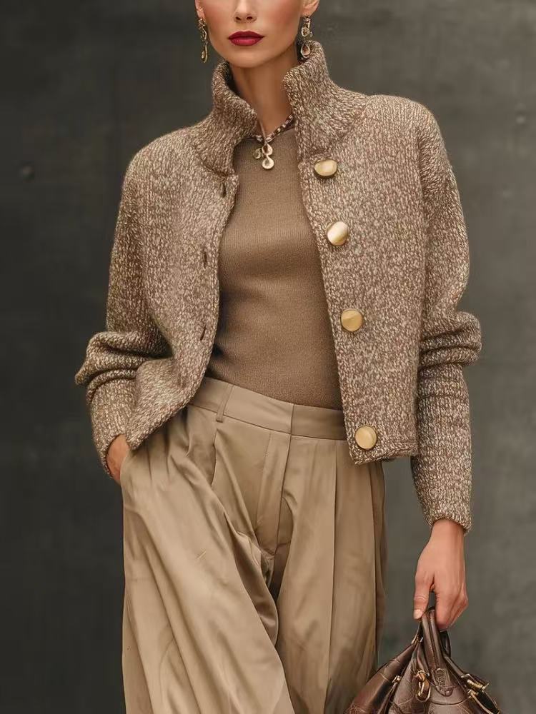 Adeline | Tailored Wool-Blend Jacket