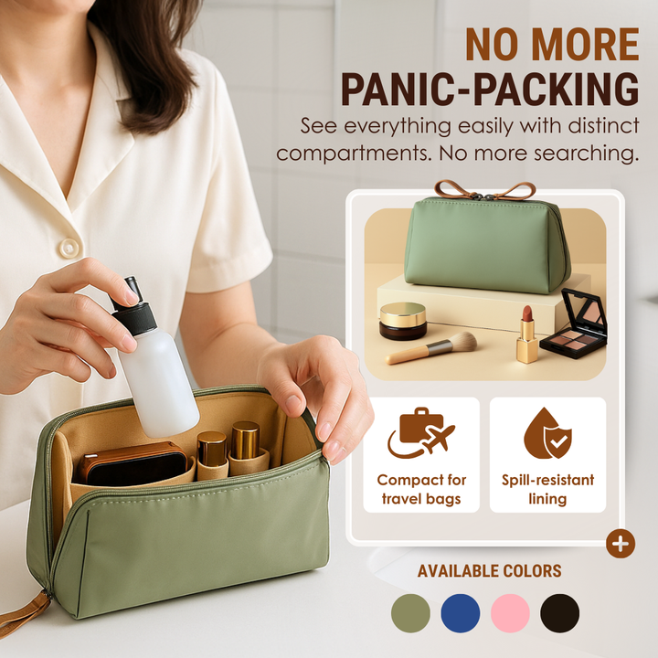Miora – Double Zipper Cosmetic Bag