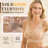 Veluna - Women's wireless lace comfort bra