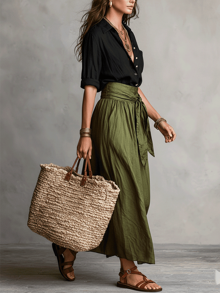 Elara - Effortless Elegance Boho Skirt Set