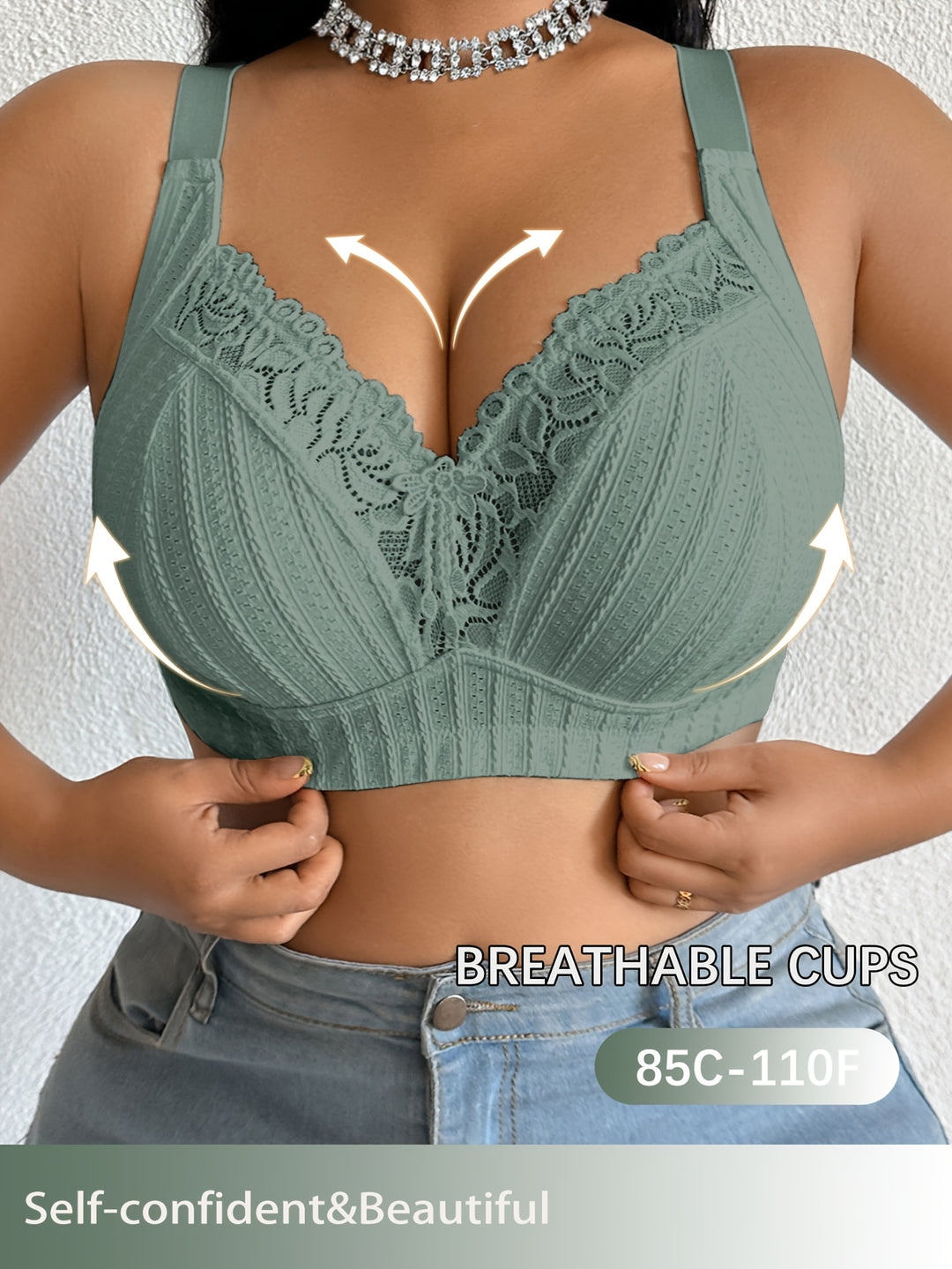 Sienna - Plus Size Comfort-Back Bra
