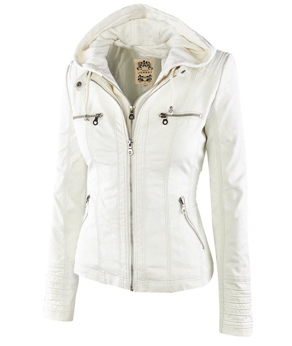 Monica | Leather-Look Biker Jacket
