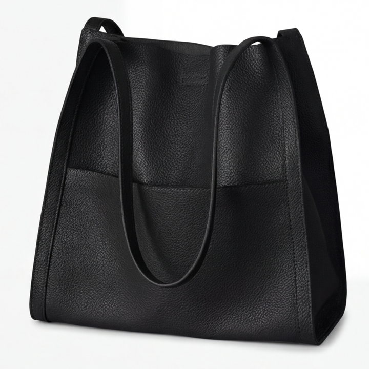 Caressa - Soft Leather Multi Pocket Shoulder Bag