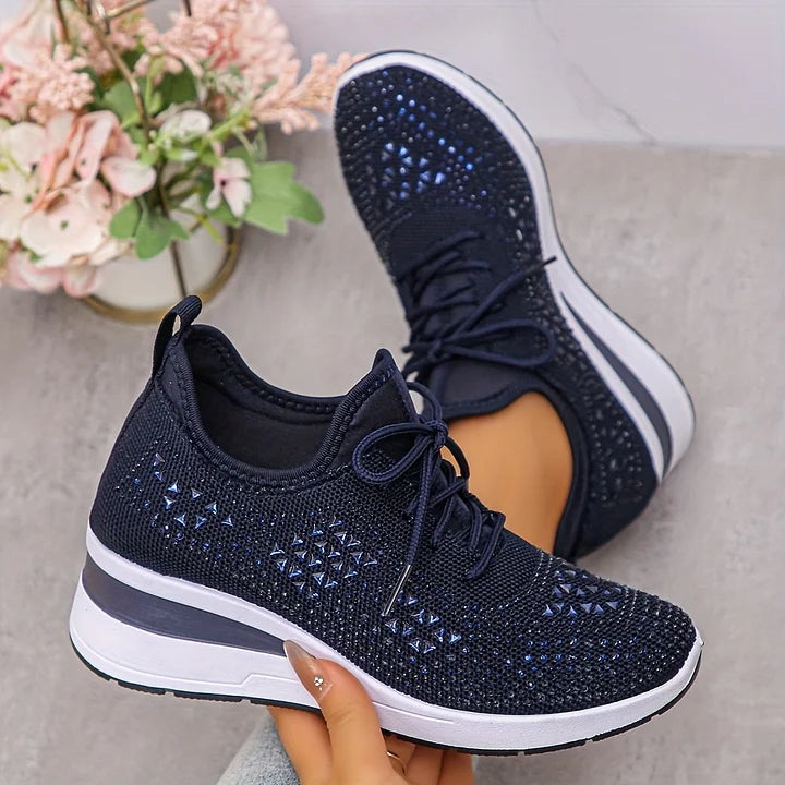 Assina | Comfortable sneakers with rhinestone details
