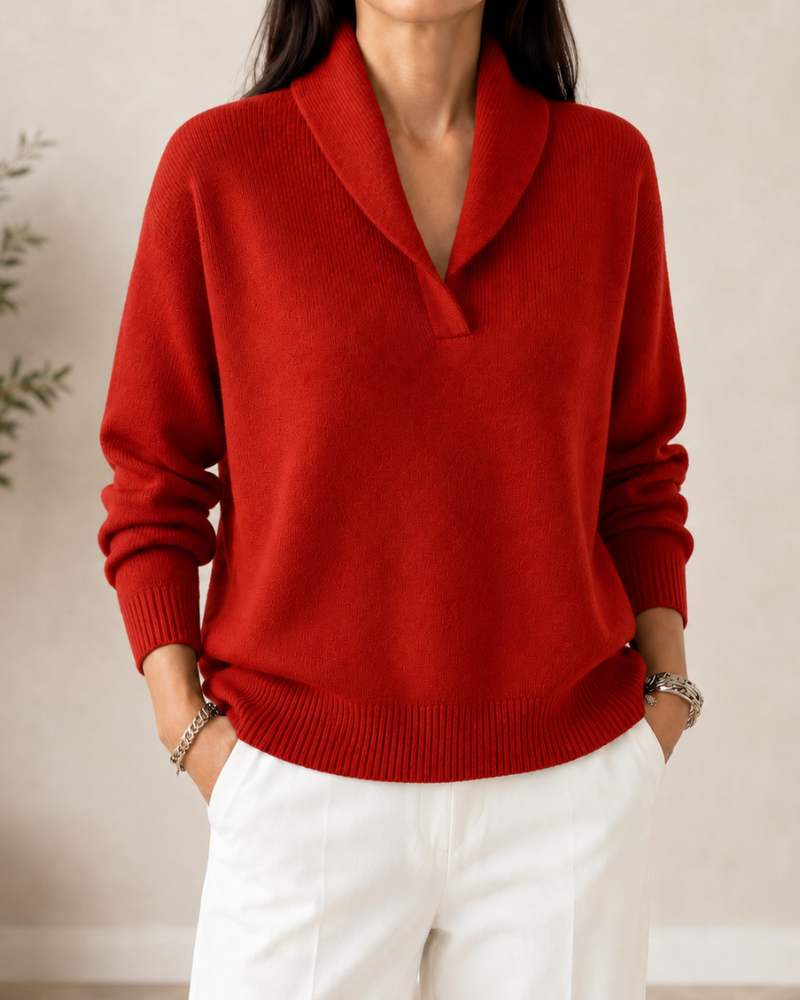 Jules - Soft V-Neck Jumper
