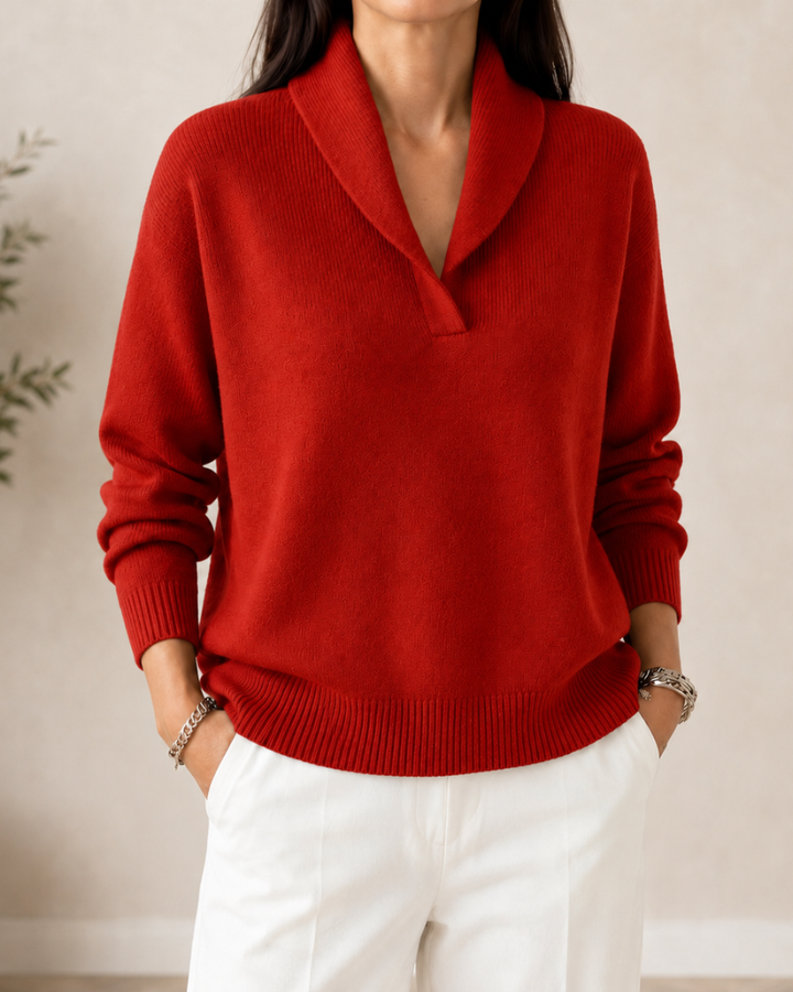 Jules - Soft V-Neck Jumper