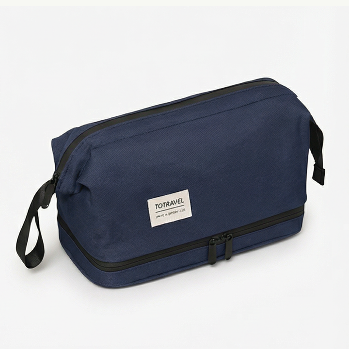 TidyPack - Dual-Layer Toiletry Bag with Wide Opening