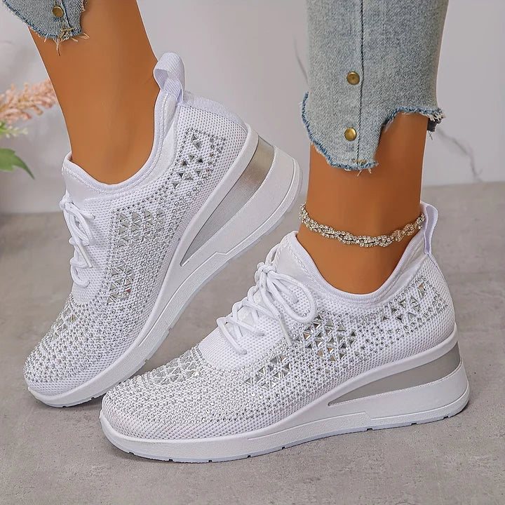 Assina | Comfortable sneakers with rhinestone details