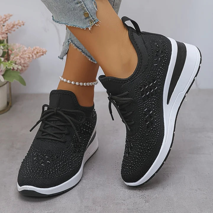 Assina | Comfortable sneakers with rhinestone details