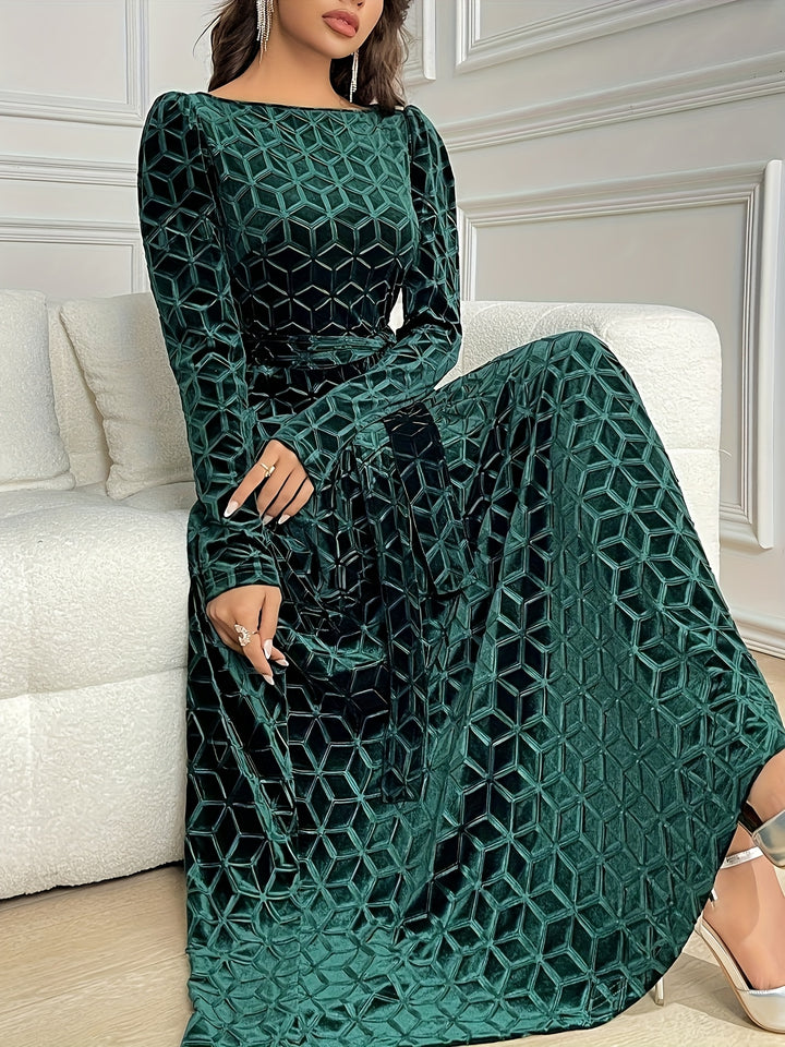Margaux | Vintage Velvet Maxi Dress