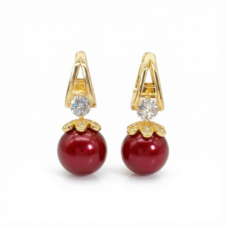 Lumara - Elegant Pearl Drop Earrings