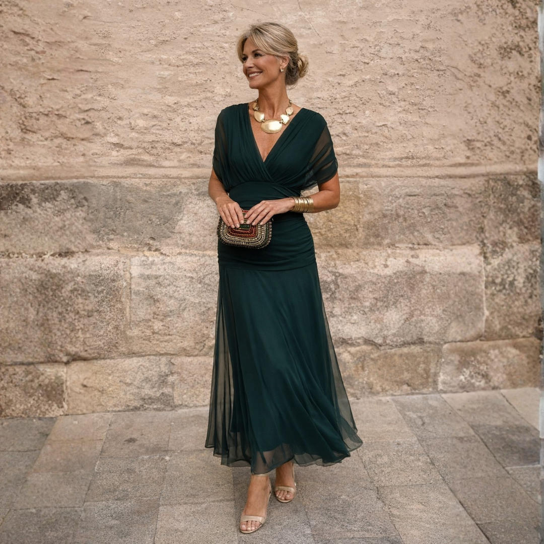 Mikaela - Off Shoulder Maxi Dress