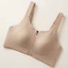 Veluna - Women's Front Zip Bra with FlexGel Support
