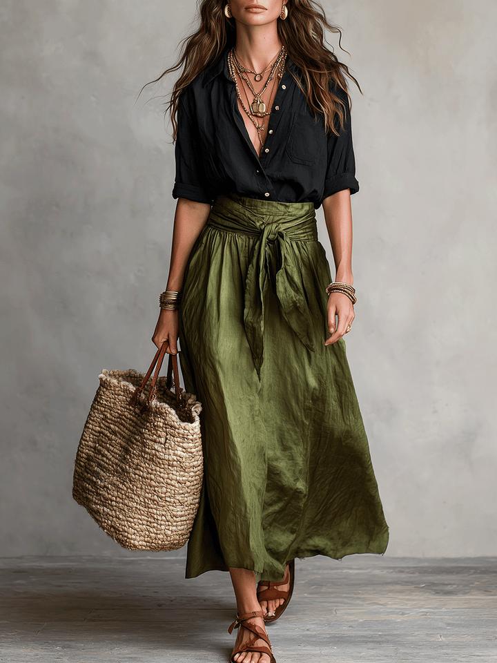 Elara - Effortless Elegance Boho Skirt Set
