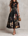 Mia | Keyhole Pleated Dress