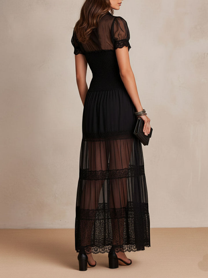 Gracie - Elegant Lace Maxi Dress