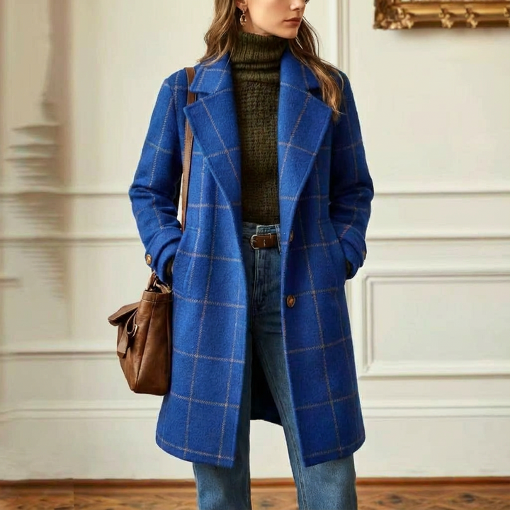 Oxford | Wool-Effect Check Coat