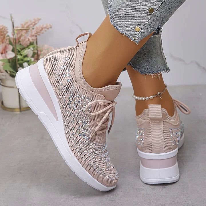 Assina | Comfortable sneakers with rhinestone details