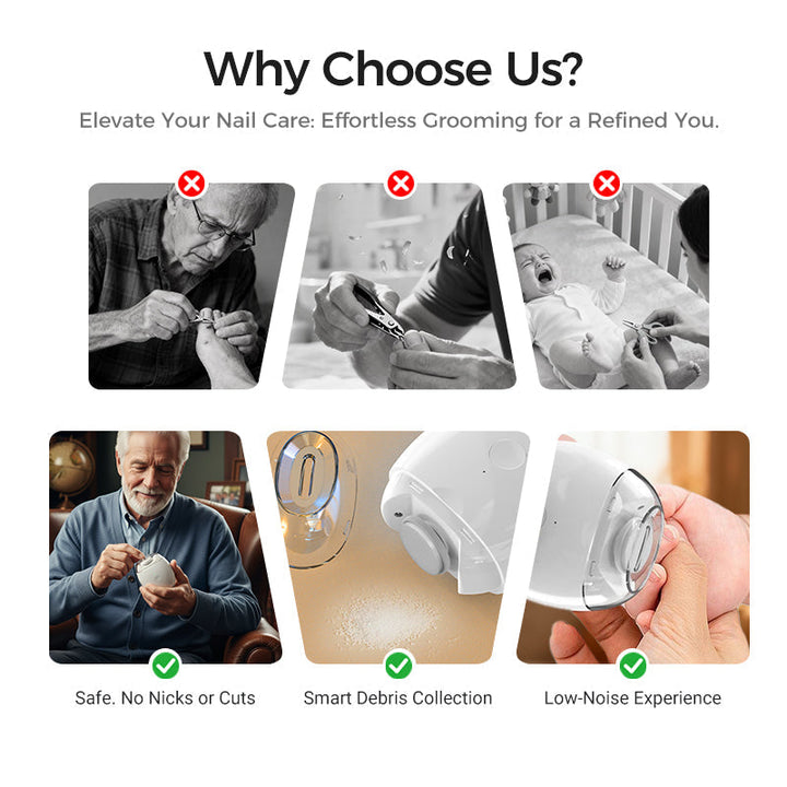 NailGlide – Electric Nail Grinder for All Ages