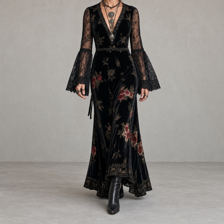Natalie | Velvet Dress for Special Occasions