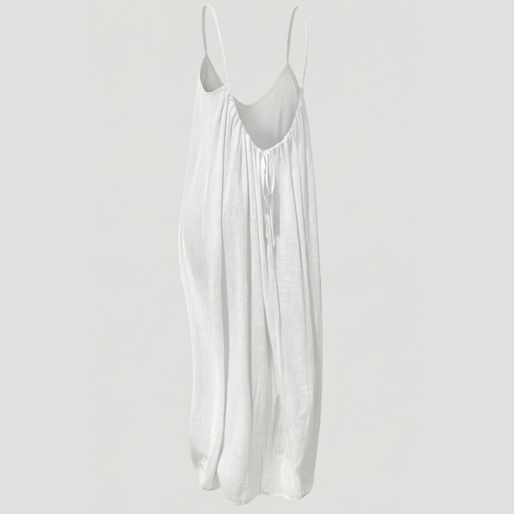 Soleia – Flowy Open Back Summer Maxi Dress