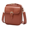 Veletto – Double Pocket PU Leather Crossbody Bag