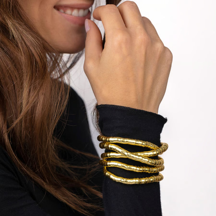 Serpina - Flexible Snake Necklace and Bracelet Set