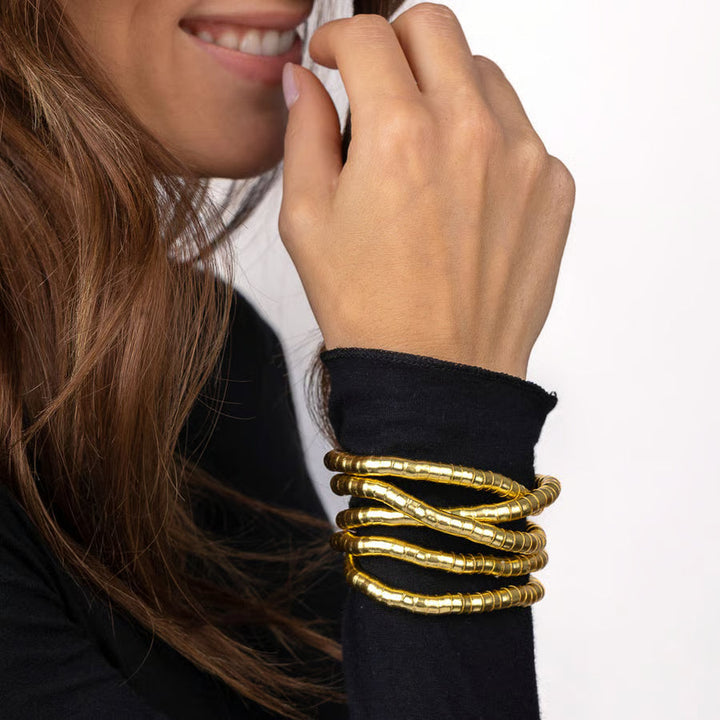 Serpina - Flexible Snake Necklace and Bracelet Set