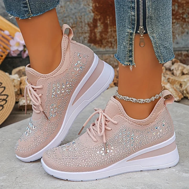 Assina | Comfortable sneakers with rhinestone details