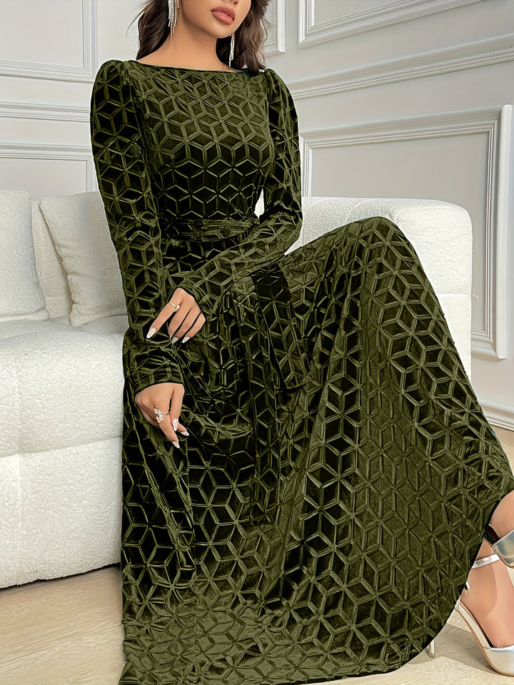 Margaux | Vintage Velvet Maxi Dress