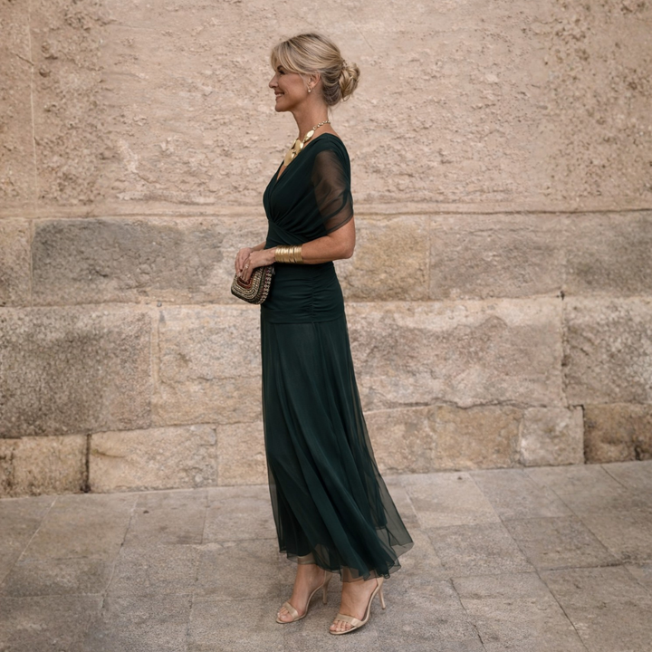 Mikaela - Off Shoulder Maxi Dress