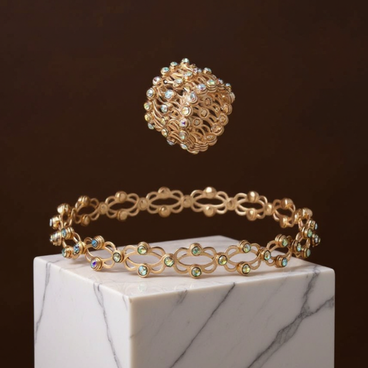 Reveria – Foldable Zirconia Ring to Bracelet
